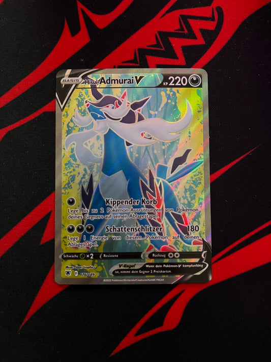 Pokémon Hisui Admurai V Karte 176/189 Deutsch