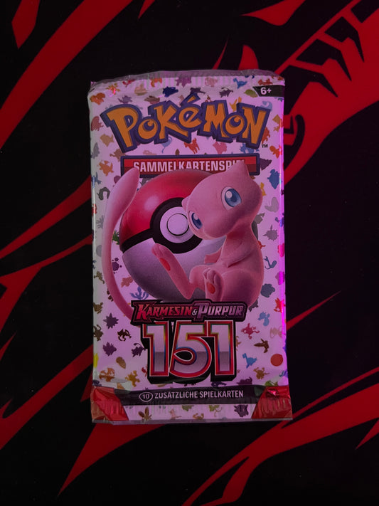 ( DE ) 151 Booster Pack ( Live Break )